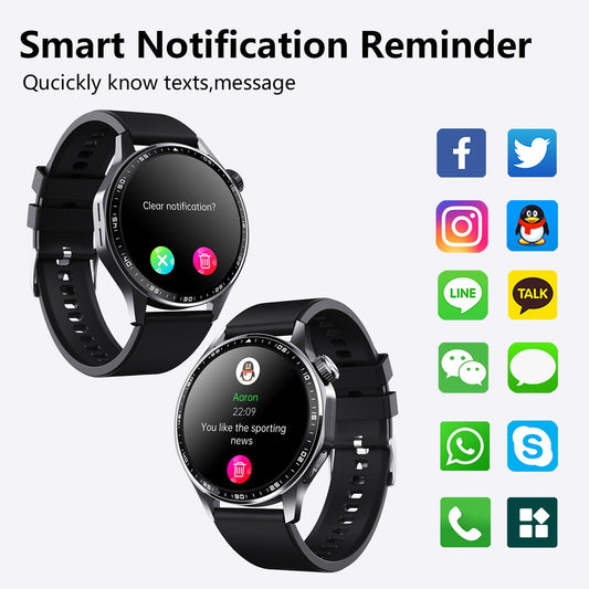 Advanced Health and Fitness Smartwatch, ECG App, 24/7 Heart Rate