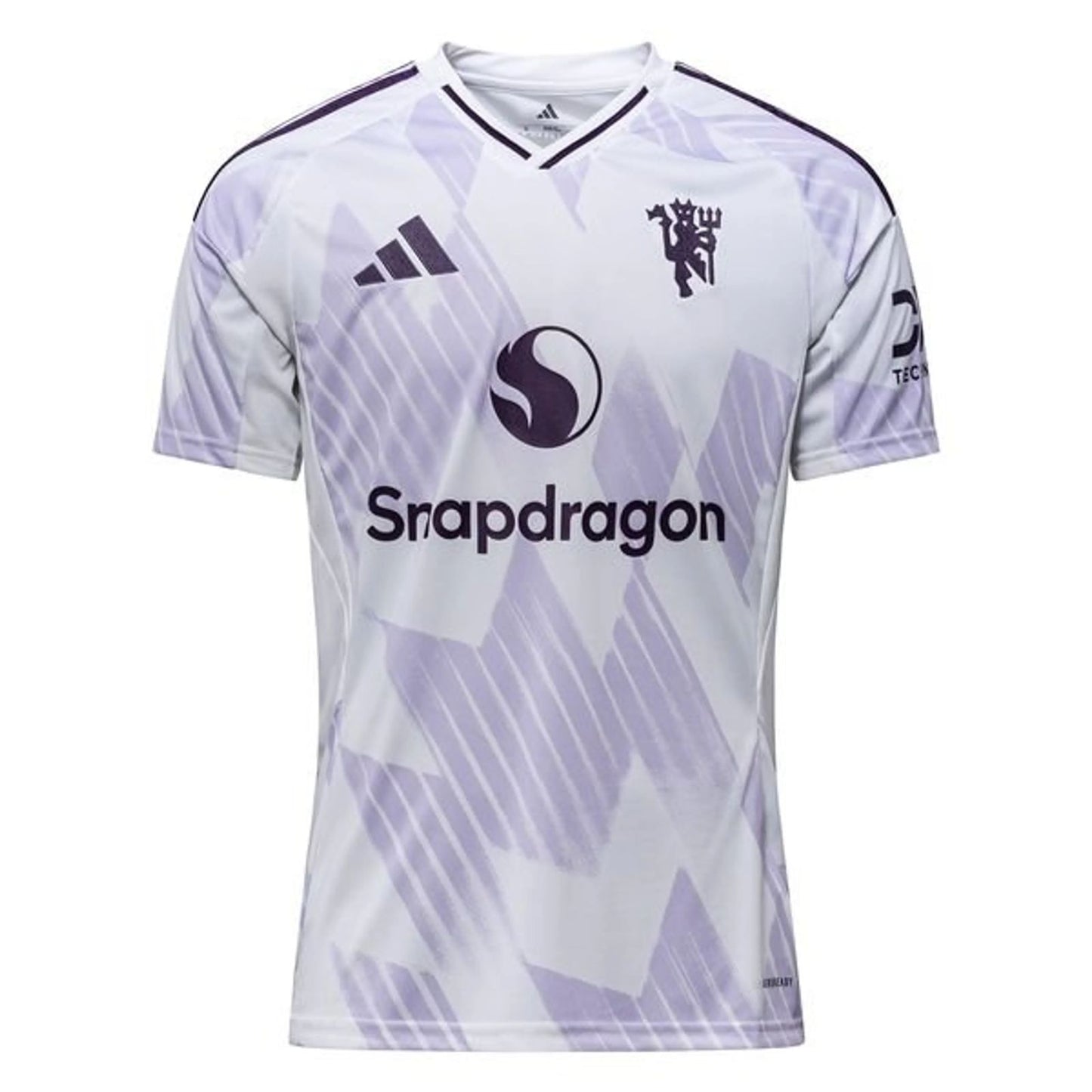 Short sleeve Manchester United 2025/2026 Away Kit (white and purple)