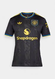 short sleeve Manchester United 2025/26 Third kit (black and yellow kit)