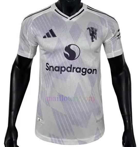 Short sleeve Manchester United 2025/2026 Away Kit (white and purple)