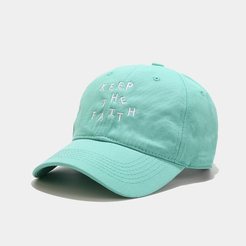 Men's Simplicity Small Letter Embroidered Baseball Cap
