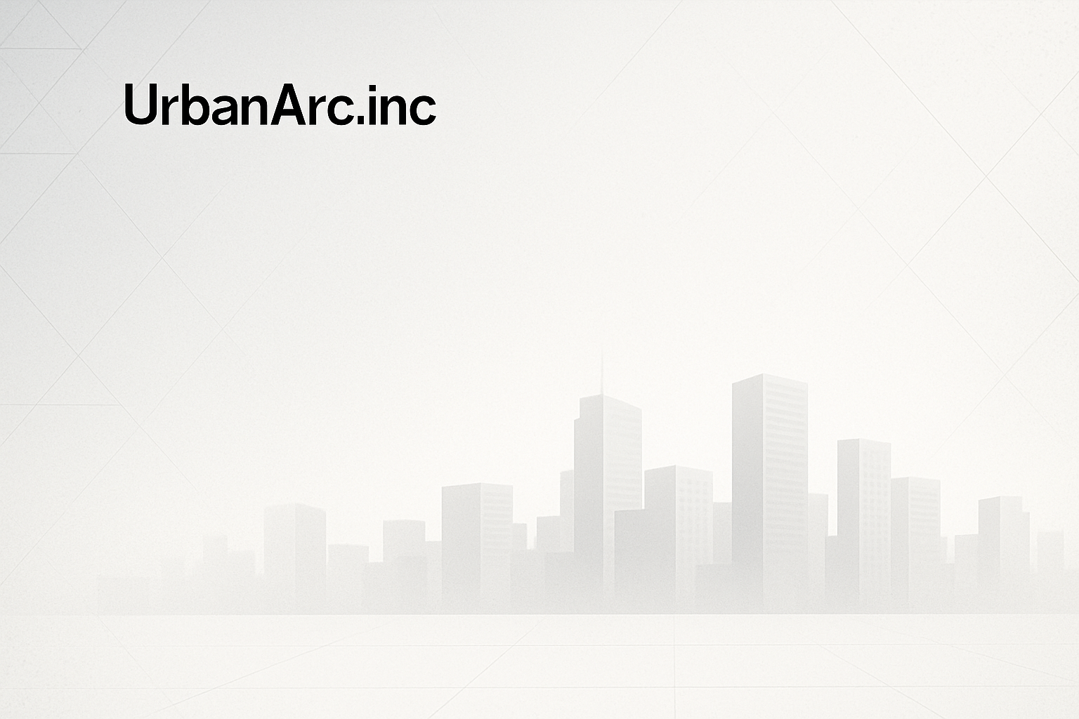 Generate a background photo for checkout. the name of the store is called urbanarc.inc
