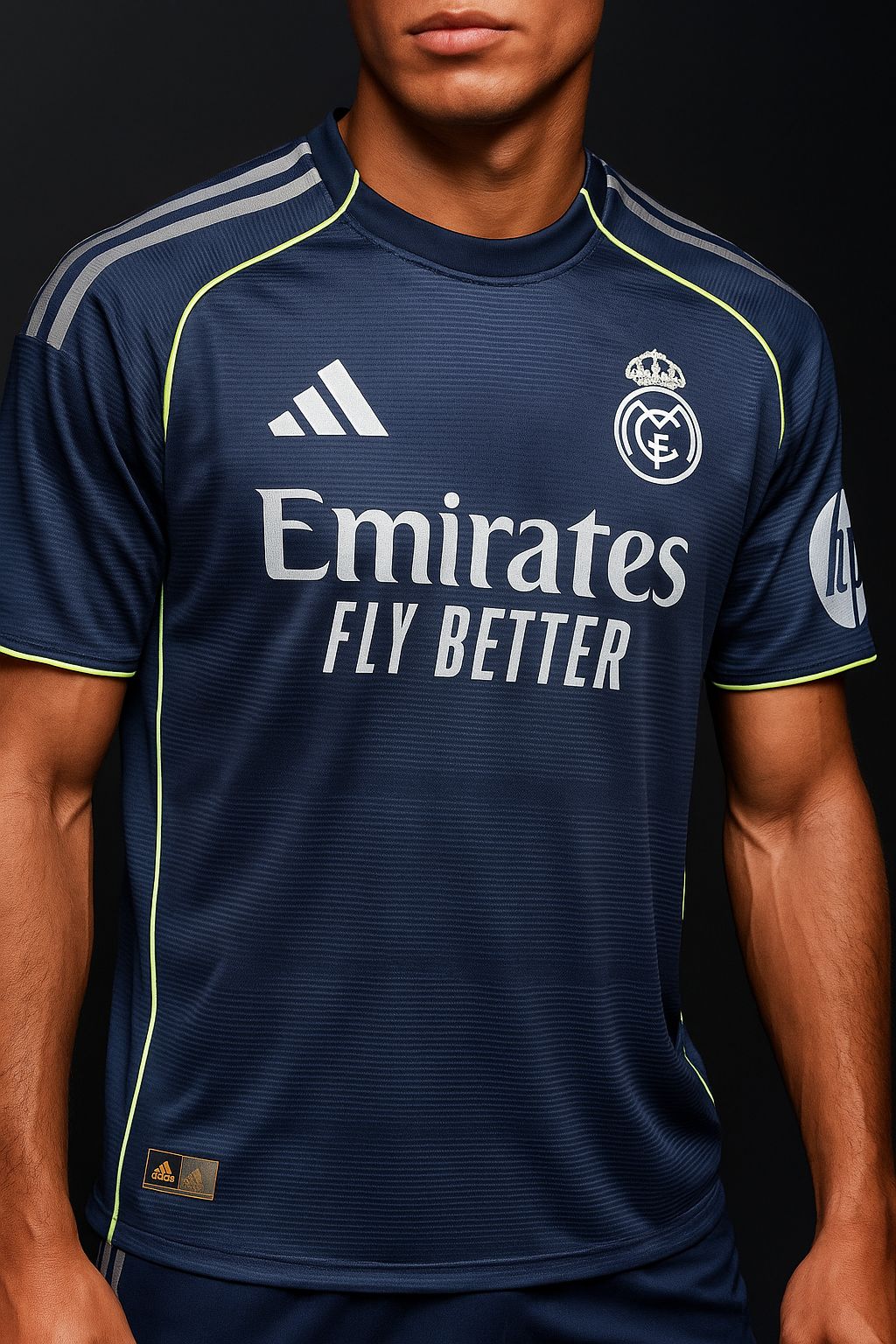 Short sleeve Real Madrid 2025 away jersey (navy blue)