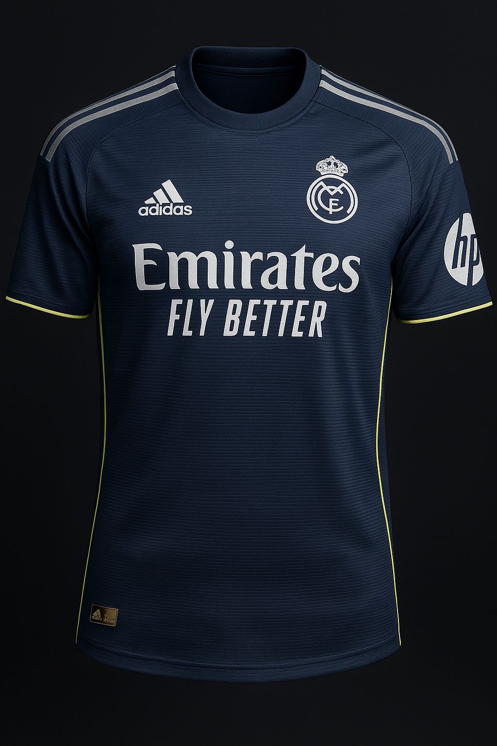 Short sleeve Real Madrid 2025 away jersey (navy blue)